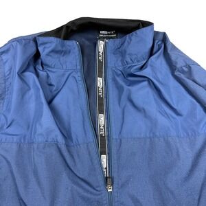 IllumiNite Reflectivewear Mens Large Navy Blue Running Cycling Jacket Reflective